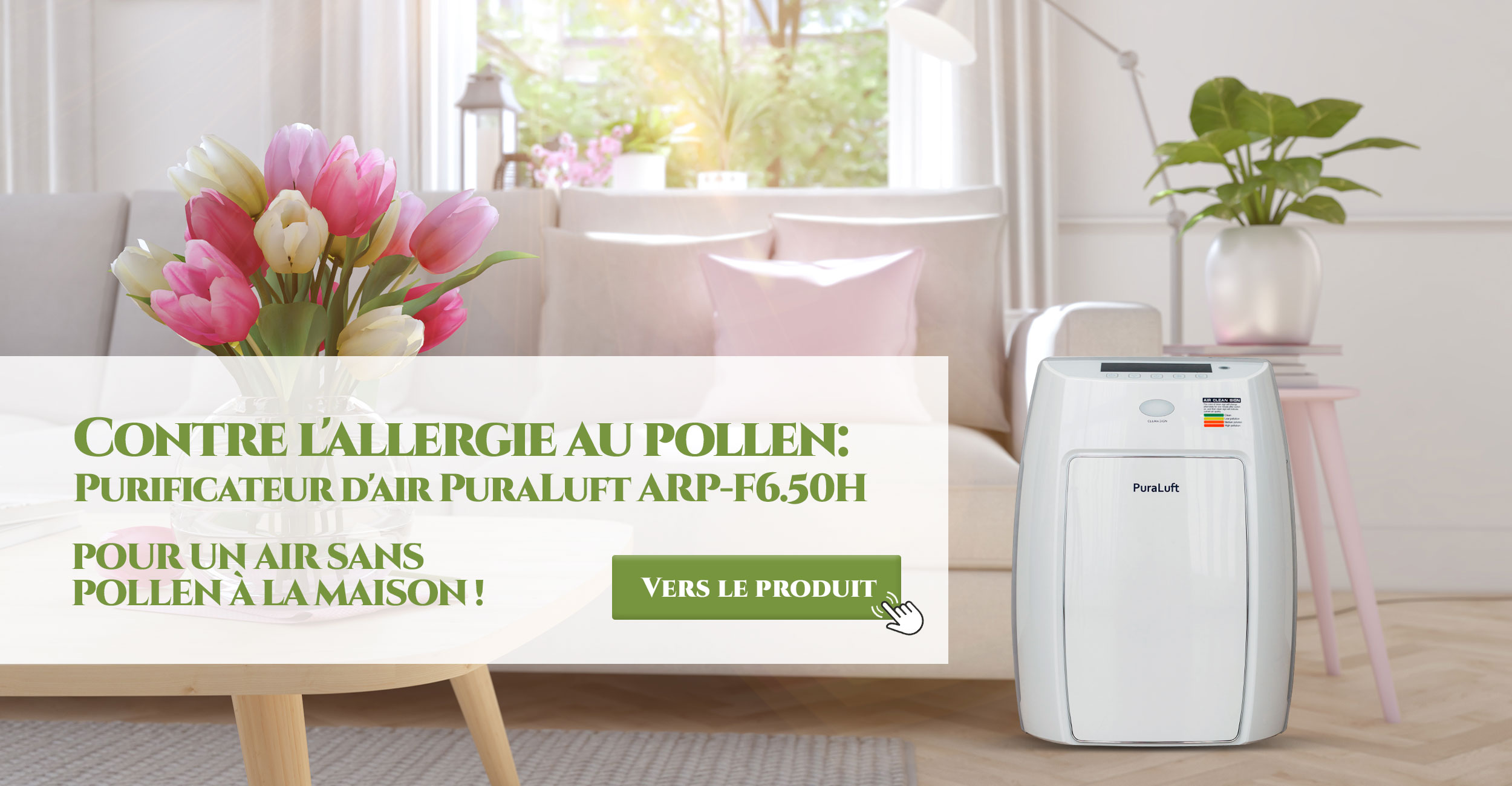 ARP F6.50H Luftreiniger gegen Pollen